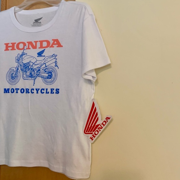 NWT HONDA Motorcycles Official Licensed Product Women’s White T-Shirt Size : XL - Picture 3 of 6